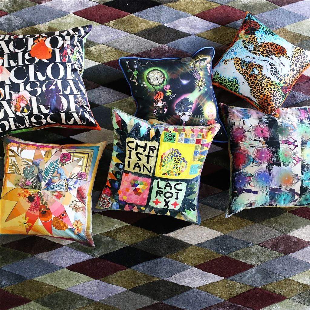 Poduszka dwustronna LACROIX PARADE JAIS bawełniana satyna Christian Lacroix Eye on Design