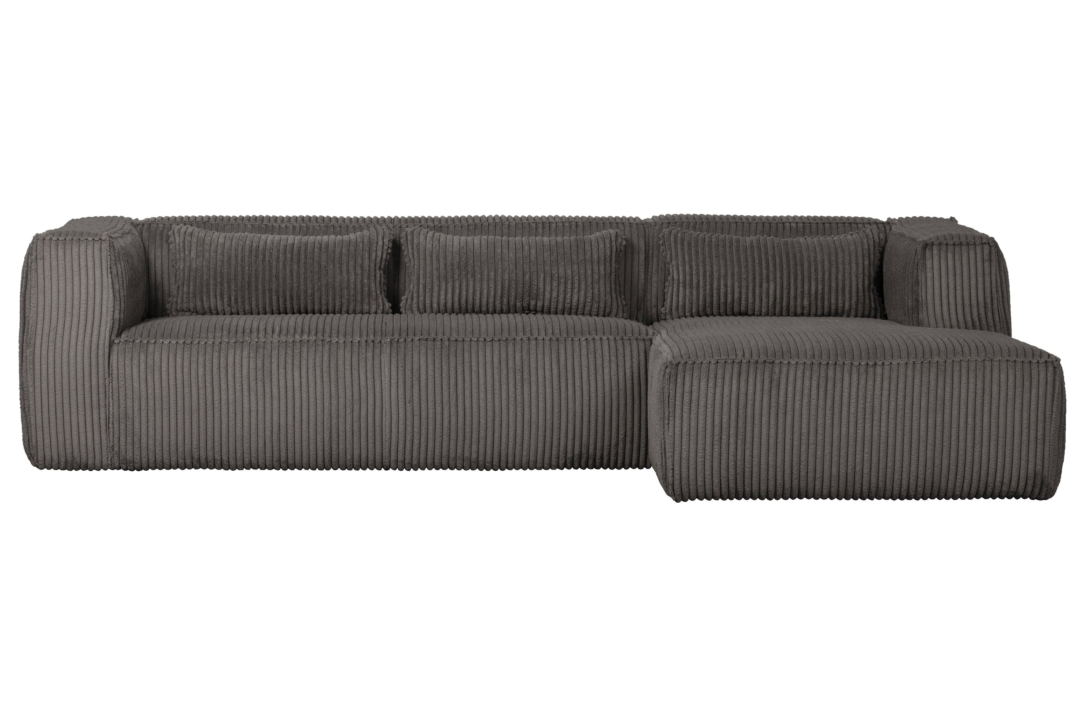 Poduszka sztruksowa BEAN RIB ciemnoszary Woood Exclusive Eye on Design
