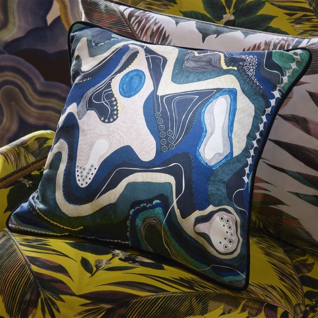 Poduszka WHITE SANDS SUNSET RUISSEAU bawełniana satyna Christian Lacroix Eye on Design