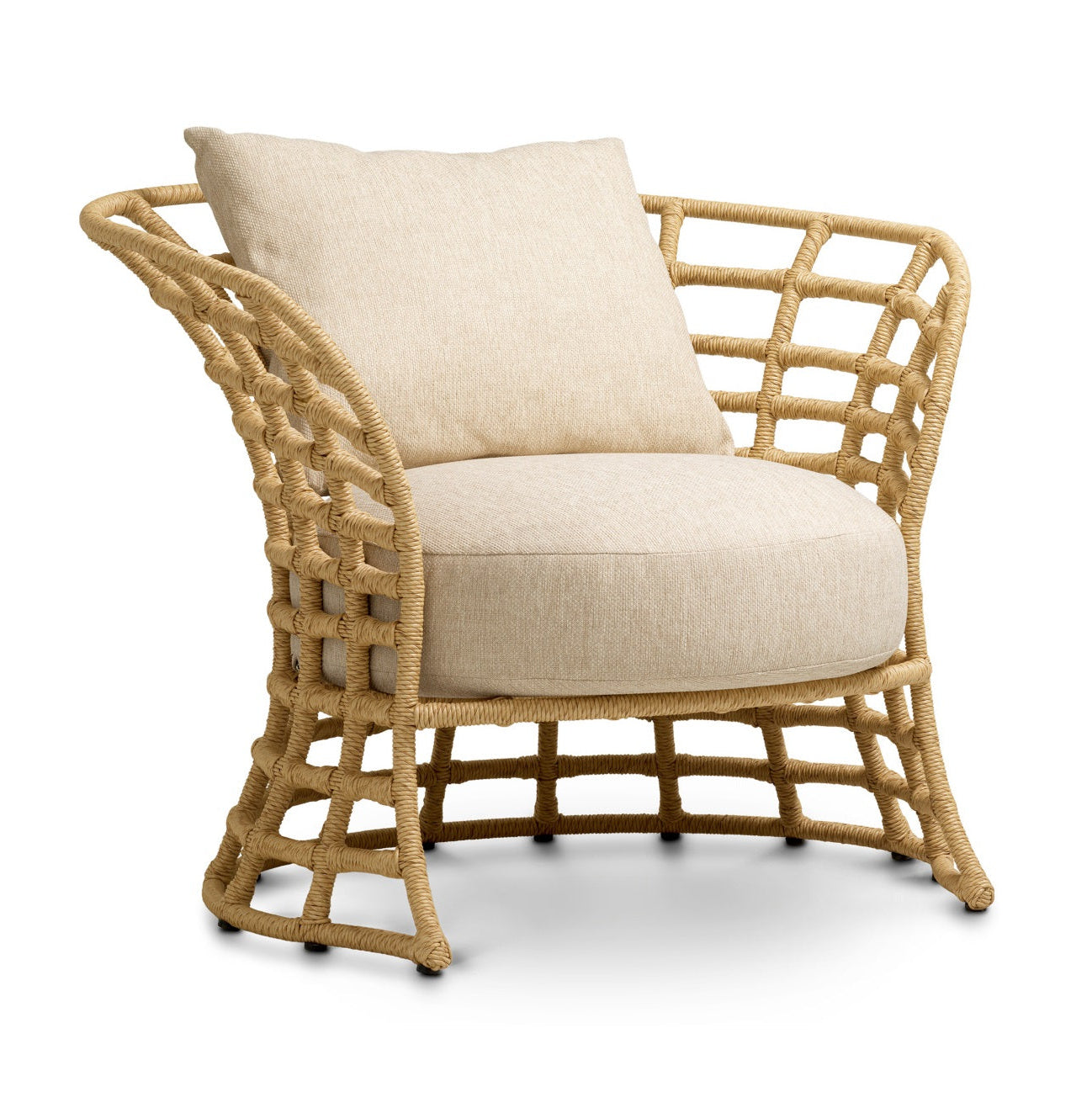 PAXTON Outdoor Armchair in Synthetic Rattan