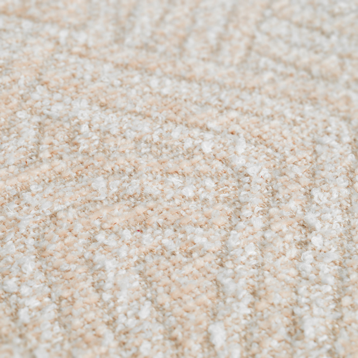 Low stool CARLETON in cream with a gold base