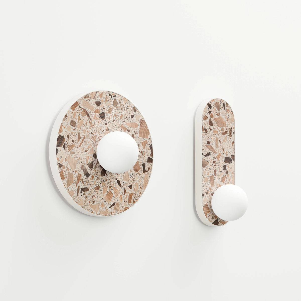 Ovaler Wandleuchte LEGRA creme