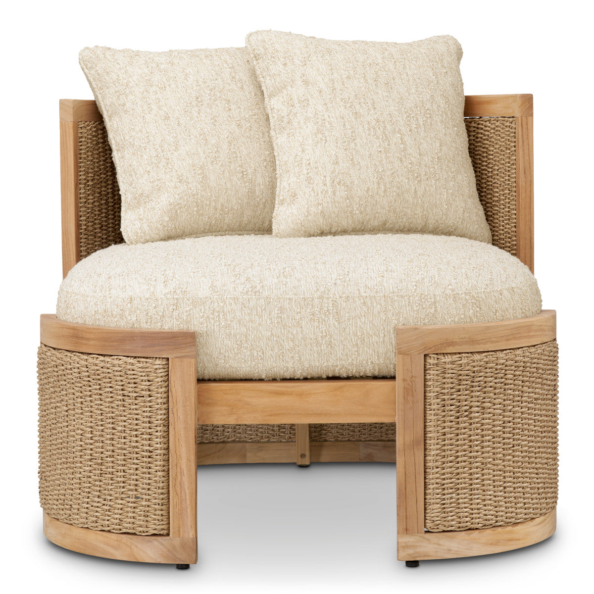 MARRENZO Beige Garden Armchair
