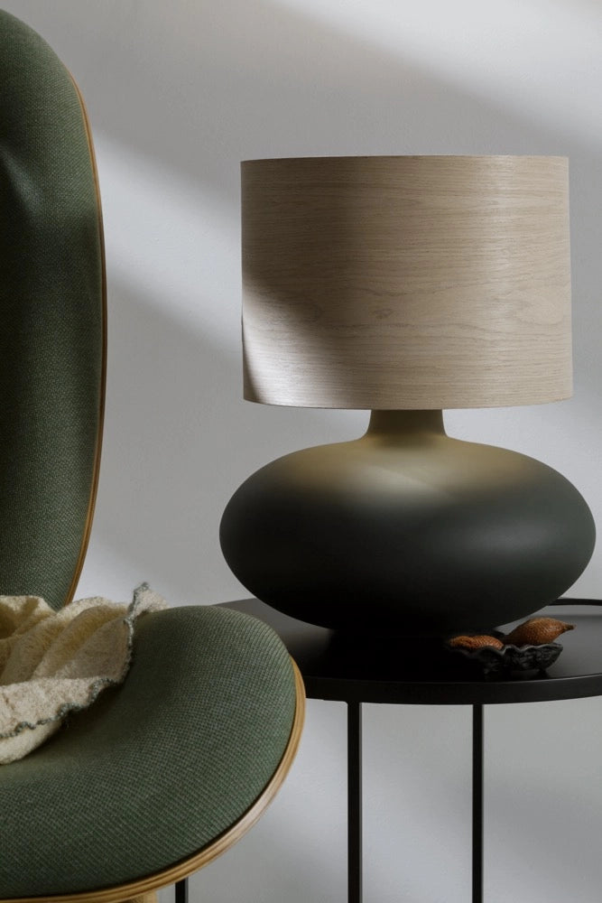 SAWA WOOD table lamp with oak veneer