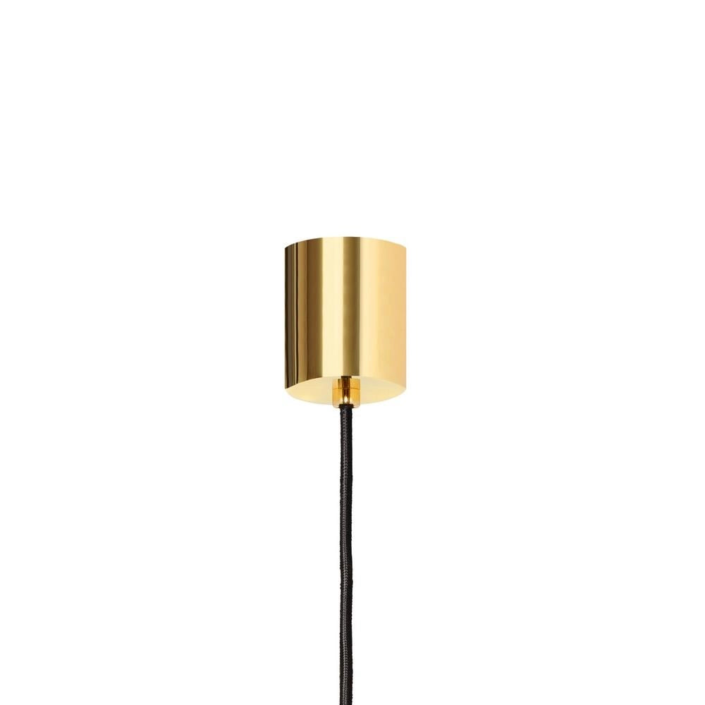 LONGIS WHITE I pendant lamp in white with gold