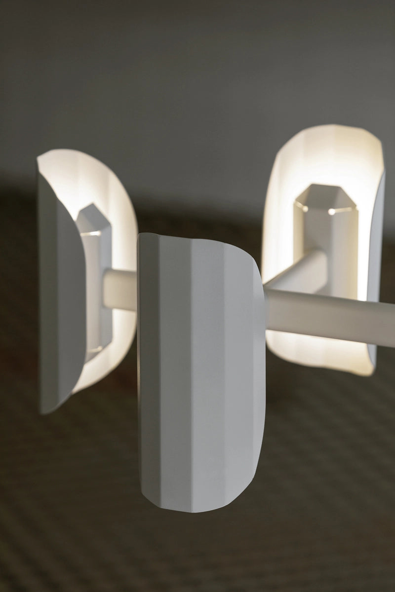 APOLIN white multi-armed pendant lamp