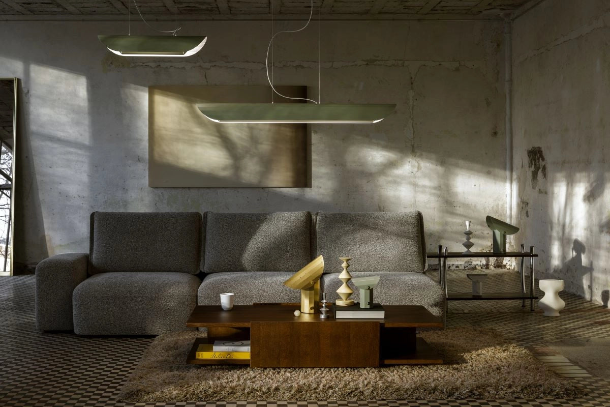 APOLIN portable lamp in sage green