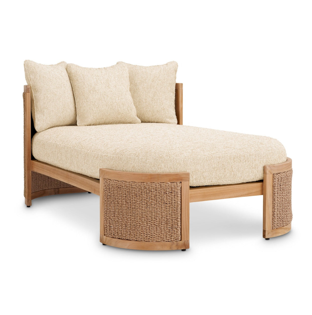 MARRENZO Beige Garden Lounger