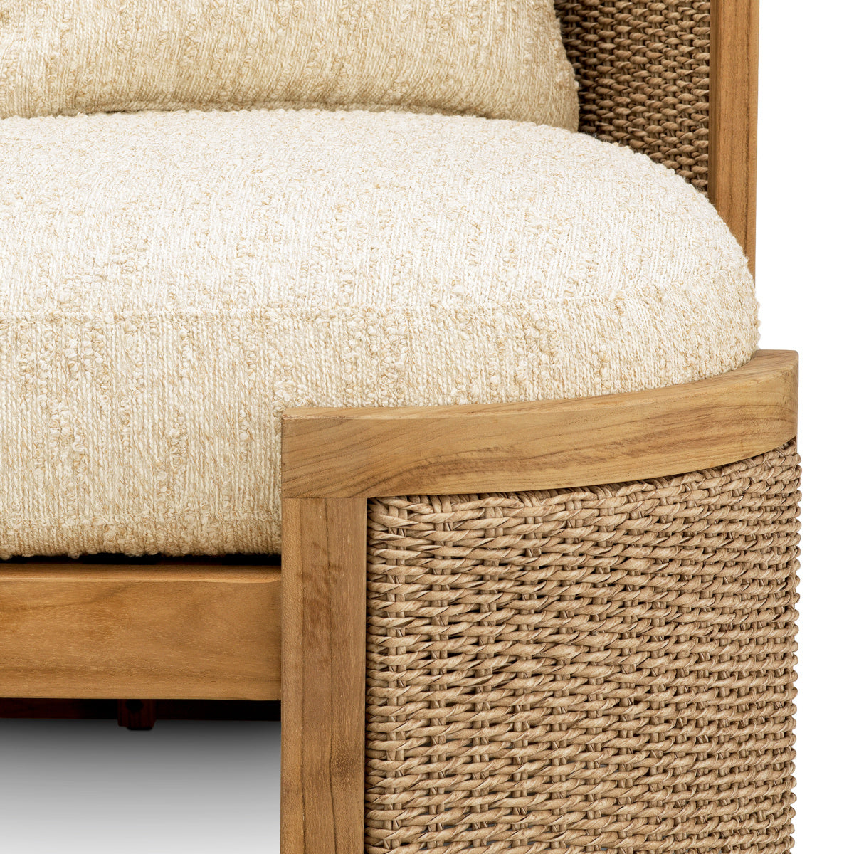 MARRENZO Beige Garden Sofa