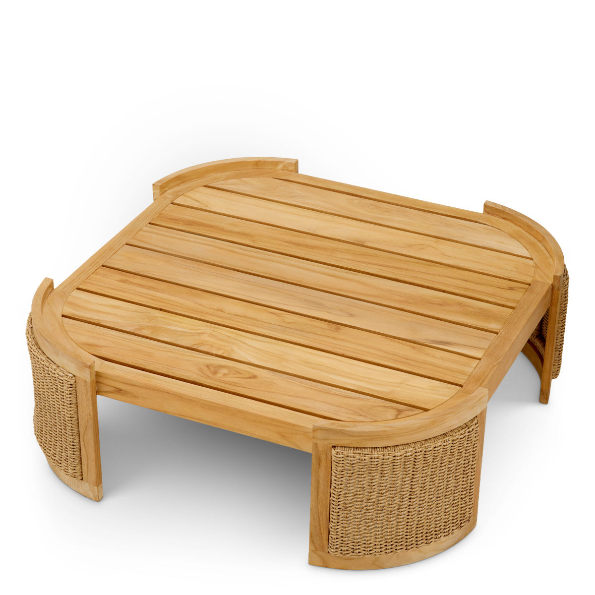 MARRENZO Teak Wood Outdoor Coffee Table
