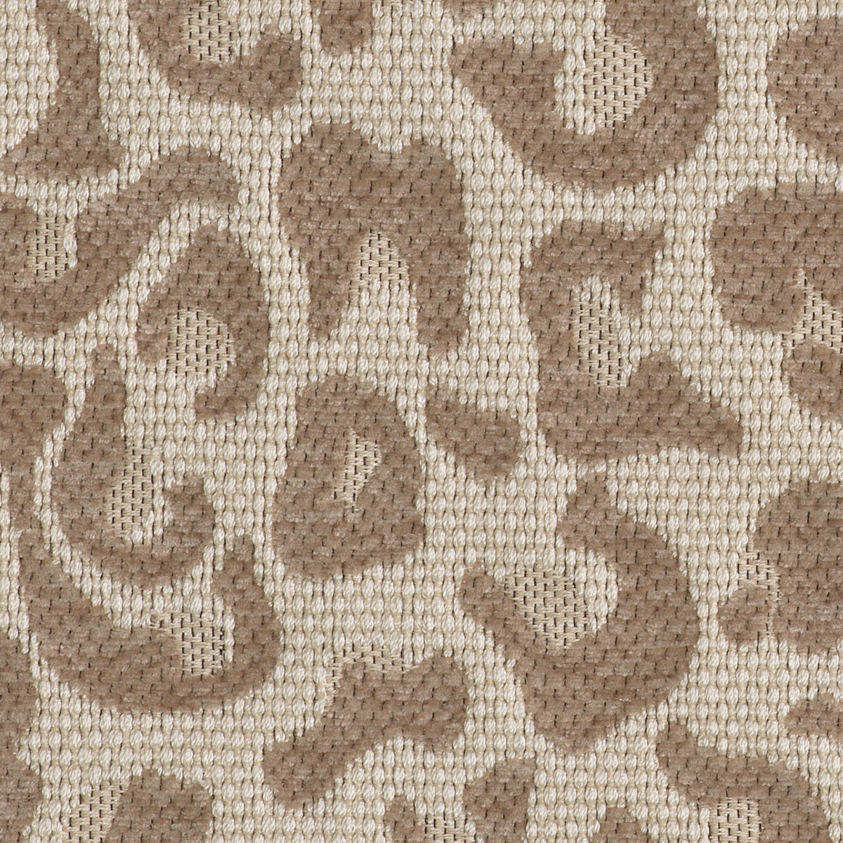 CORDOBA Beige Taboret with Leopard Print