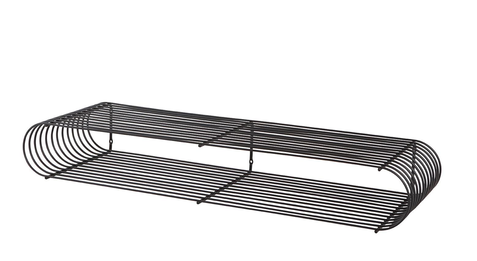 Półka ścienna CURVA czarny AYTM 80.4 cm Eye on Design