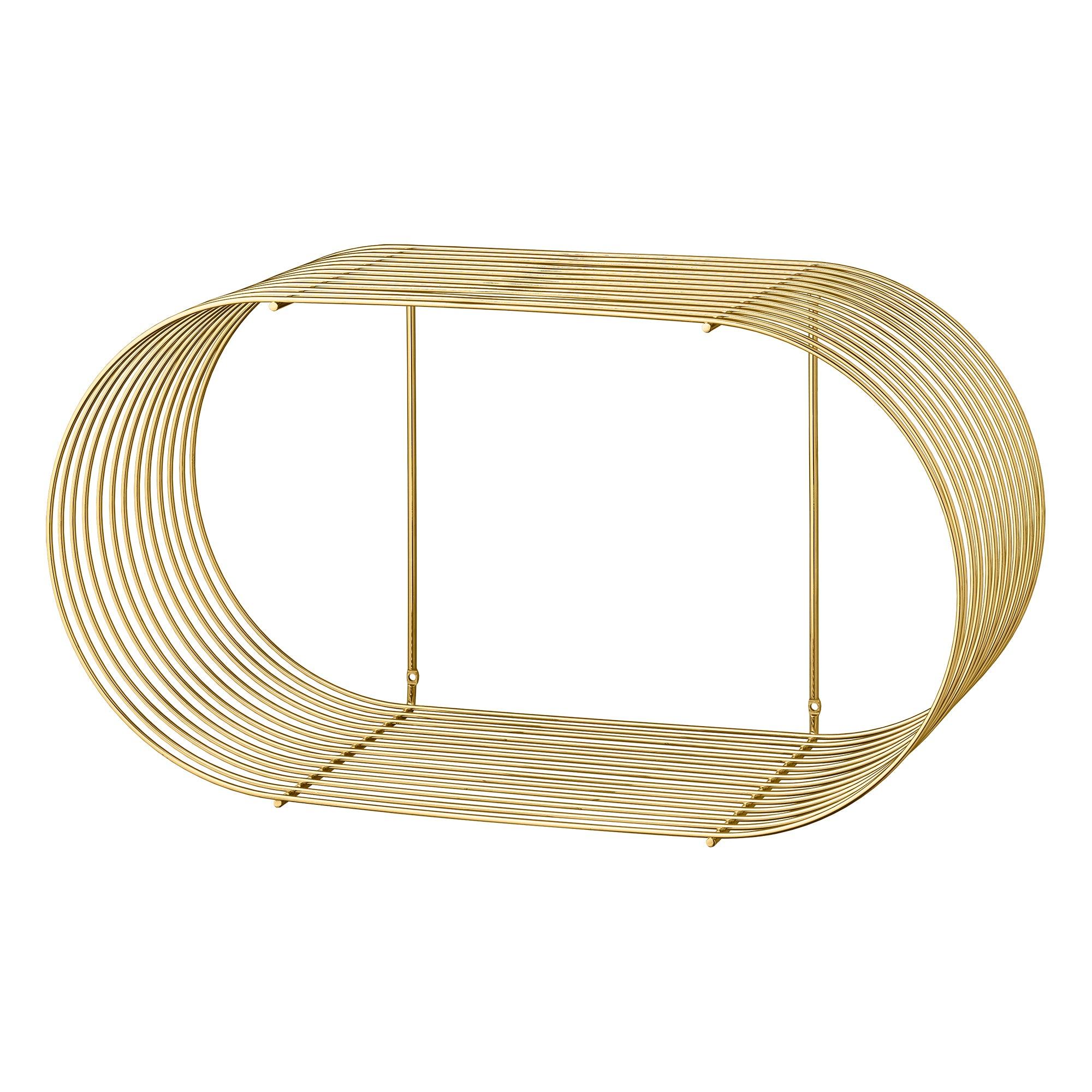 Półka ścienna CURVA złoty AYTM 61.4 cm Eye on Design