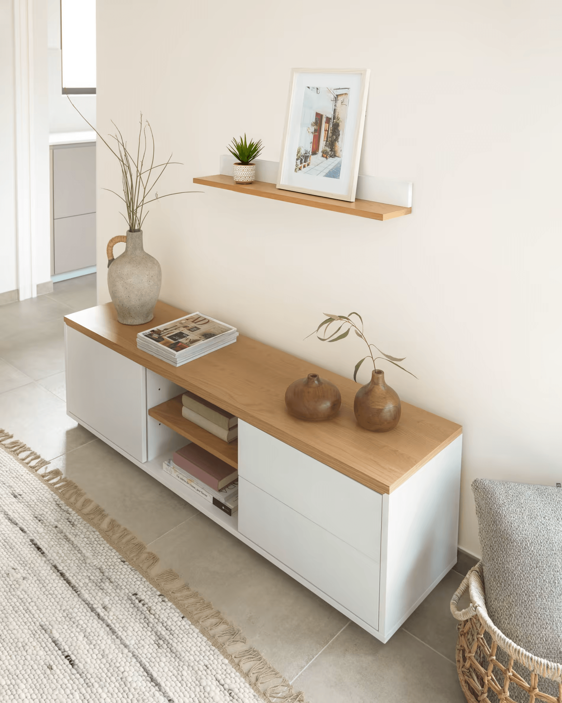 Półka wisząca ABILEN biały La Forma Eye on Design