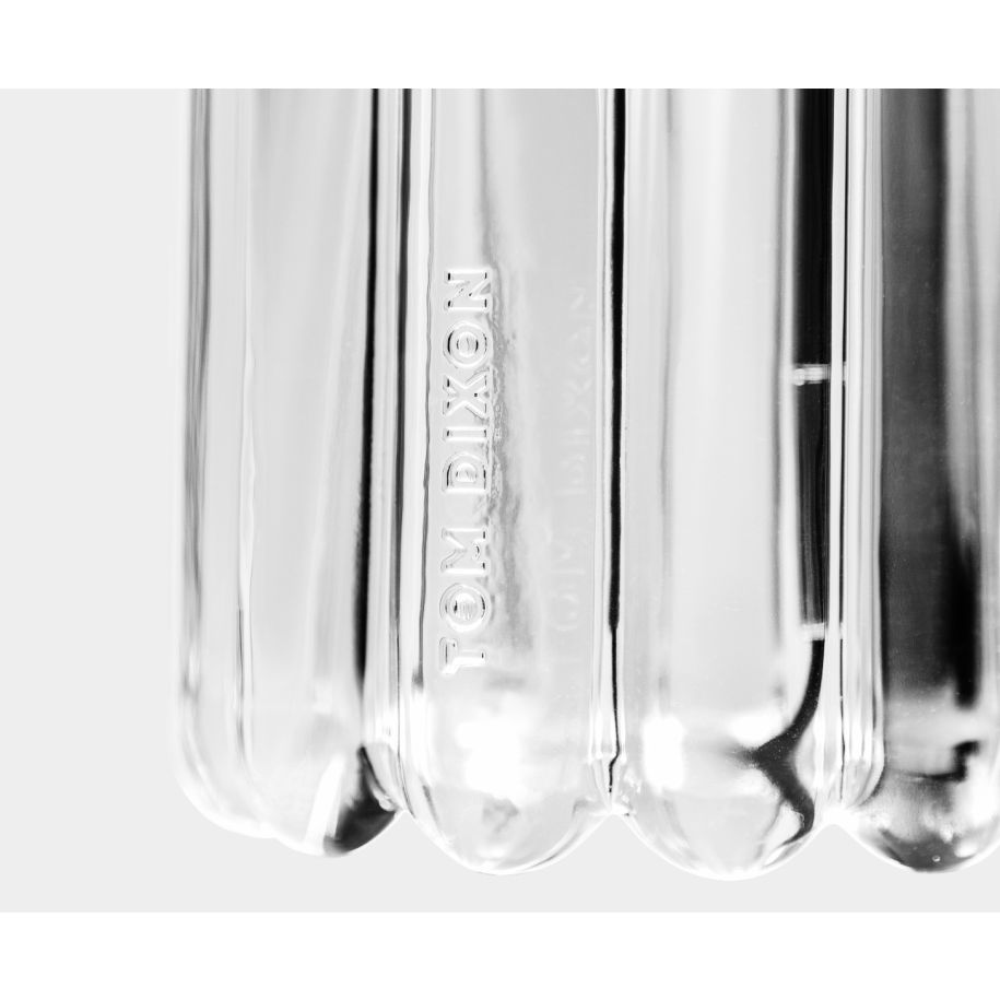 Glasstischlampe drücken