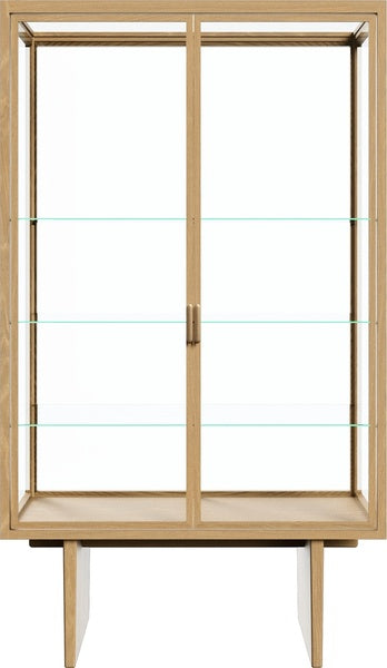 Glasvitrine PRIVATE Eichenfurnier