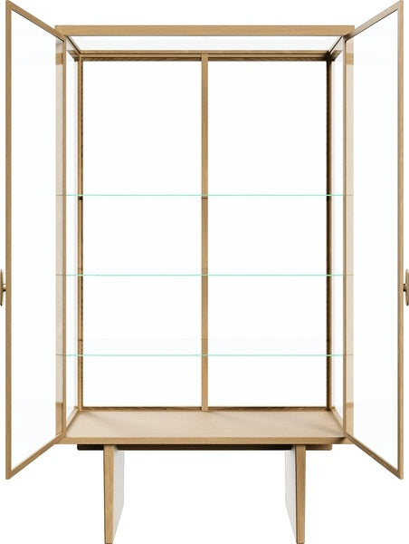 Glasvitrine PRIVATE Eichenfurnier