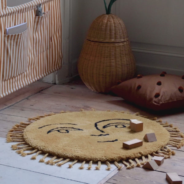 SUN mustard rug