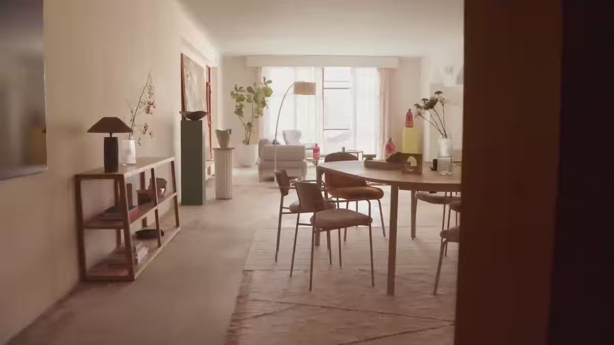 Modulares Sofa mit 3-Sitzer mit einem kleinen hell-Bege-Compo