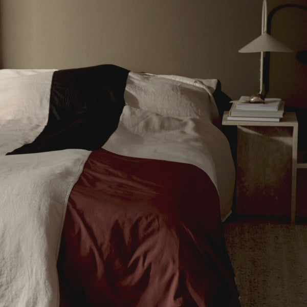 Narzuta PART bordeaux mit beige