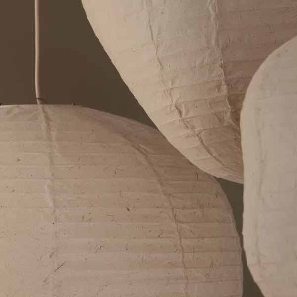Sage green KURBIS lampshade rice paper