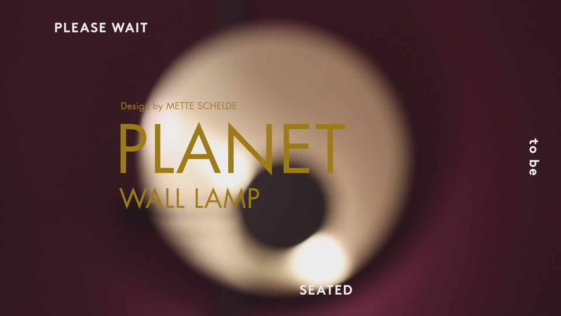 Wandleuchte PLANET lila
