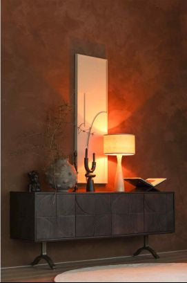 Lunar bamboo table lamp