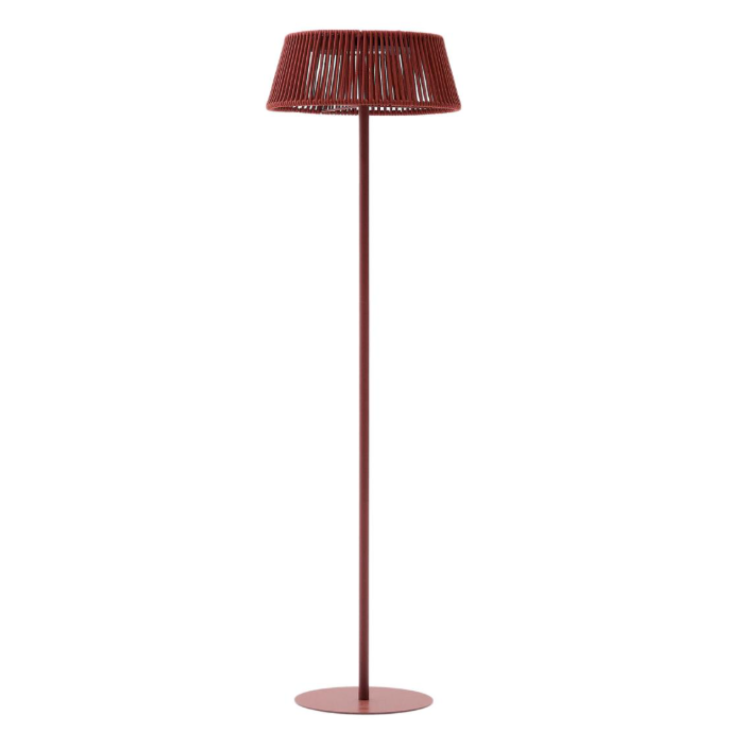 External floor lamp Aldet Lina in terracotta