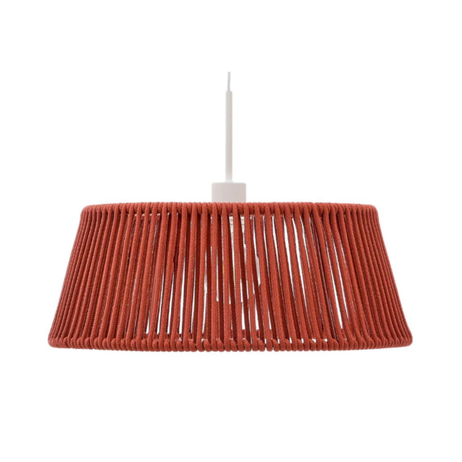 Aldet lampshade in terracotta