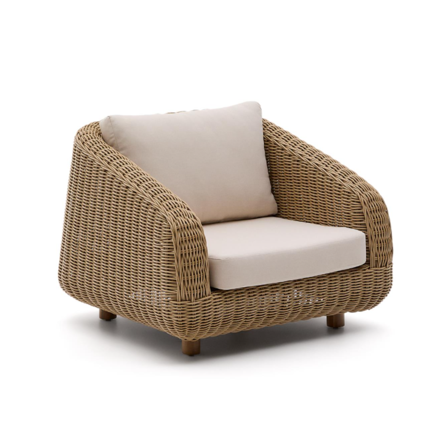 Externer Sessel synthetischer Rattan