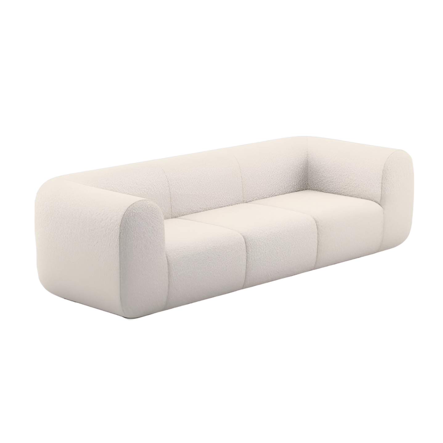 3-person sofa Plump upholstered
