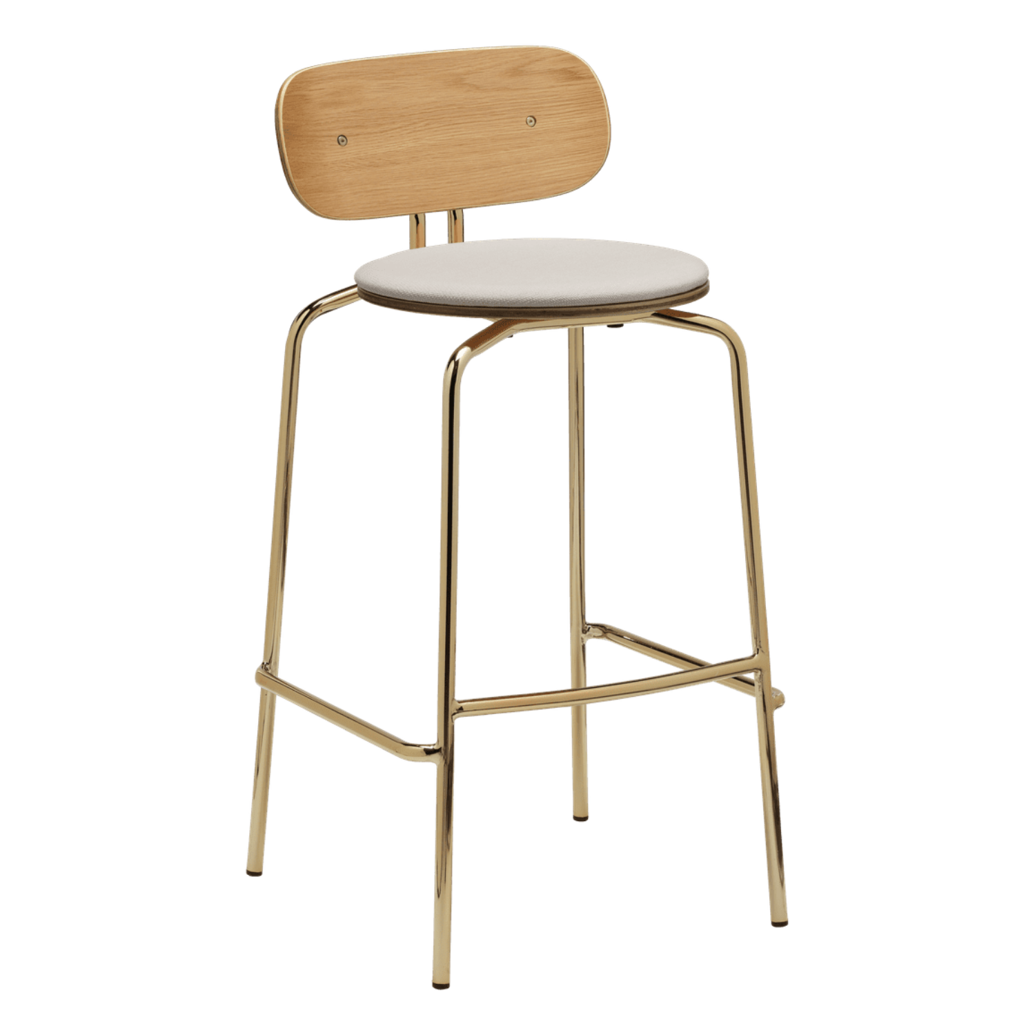 Beige curious hoker with a golden base