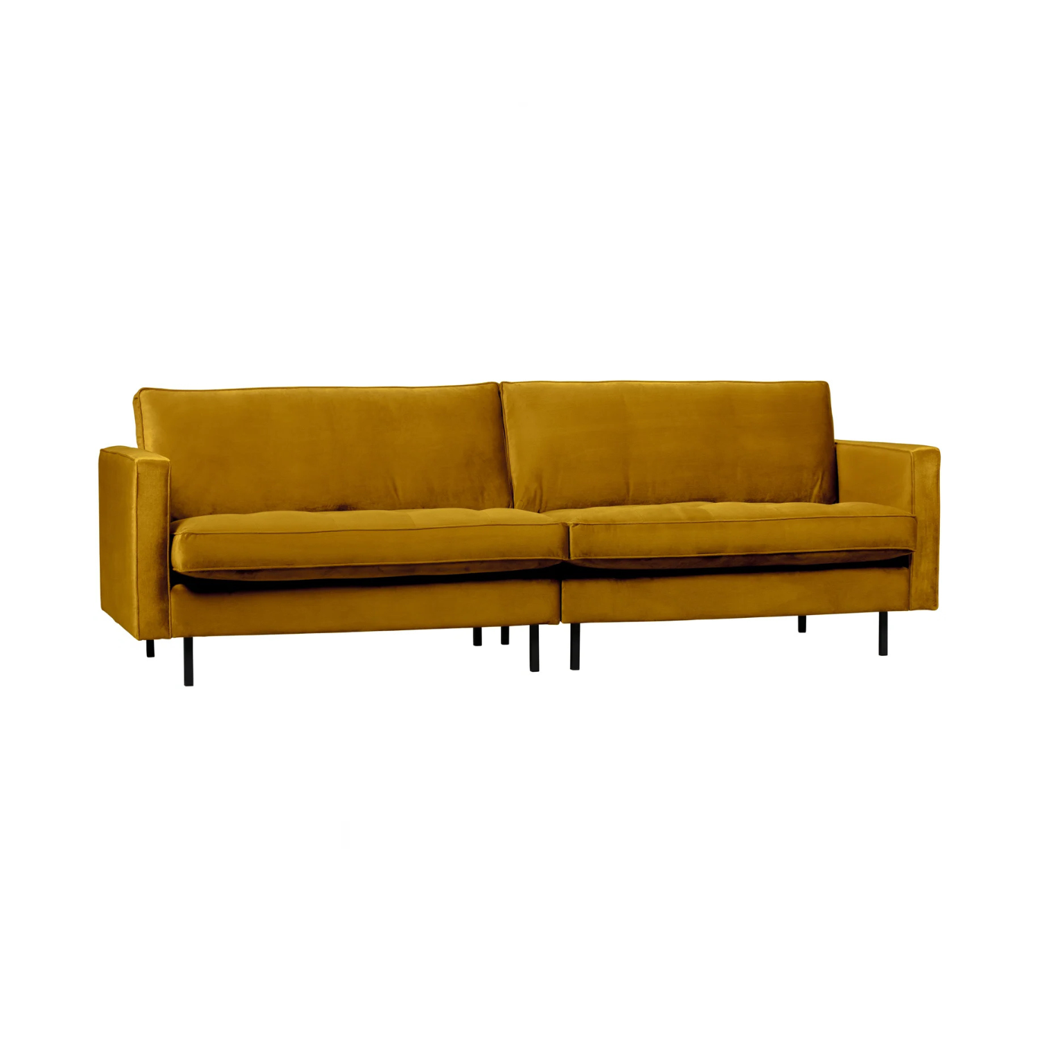 Rodeo Classic mustard velvet sofa