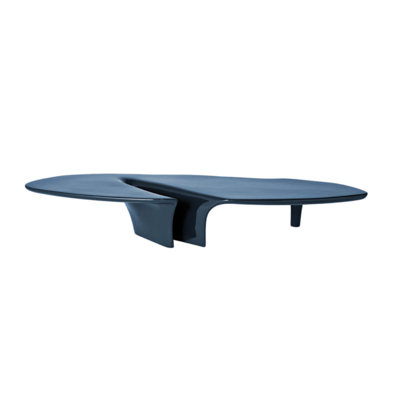 Waterfall blue coffee table