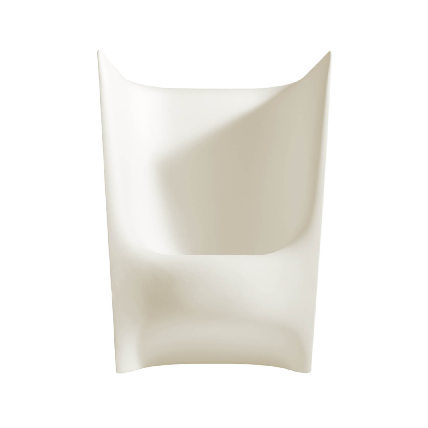 Plie weißer Sessel