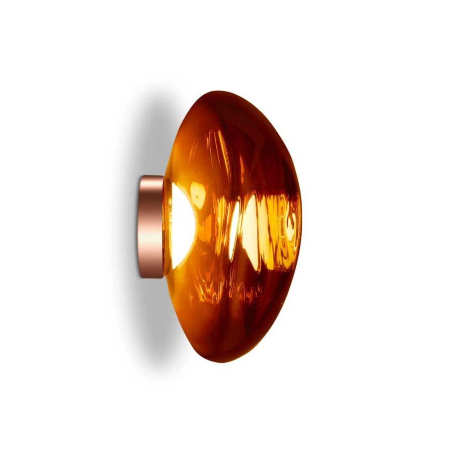 Melt Copper wall lamp
