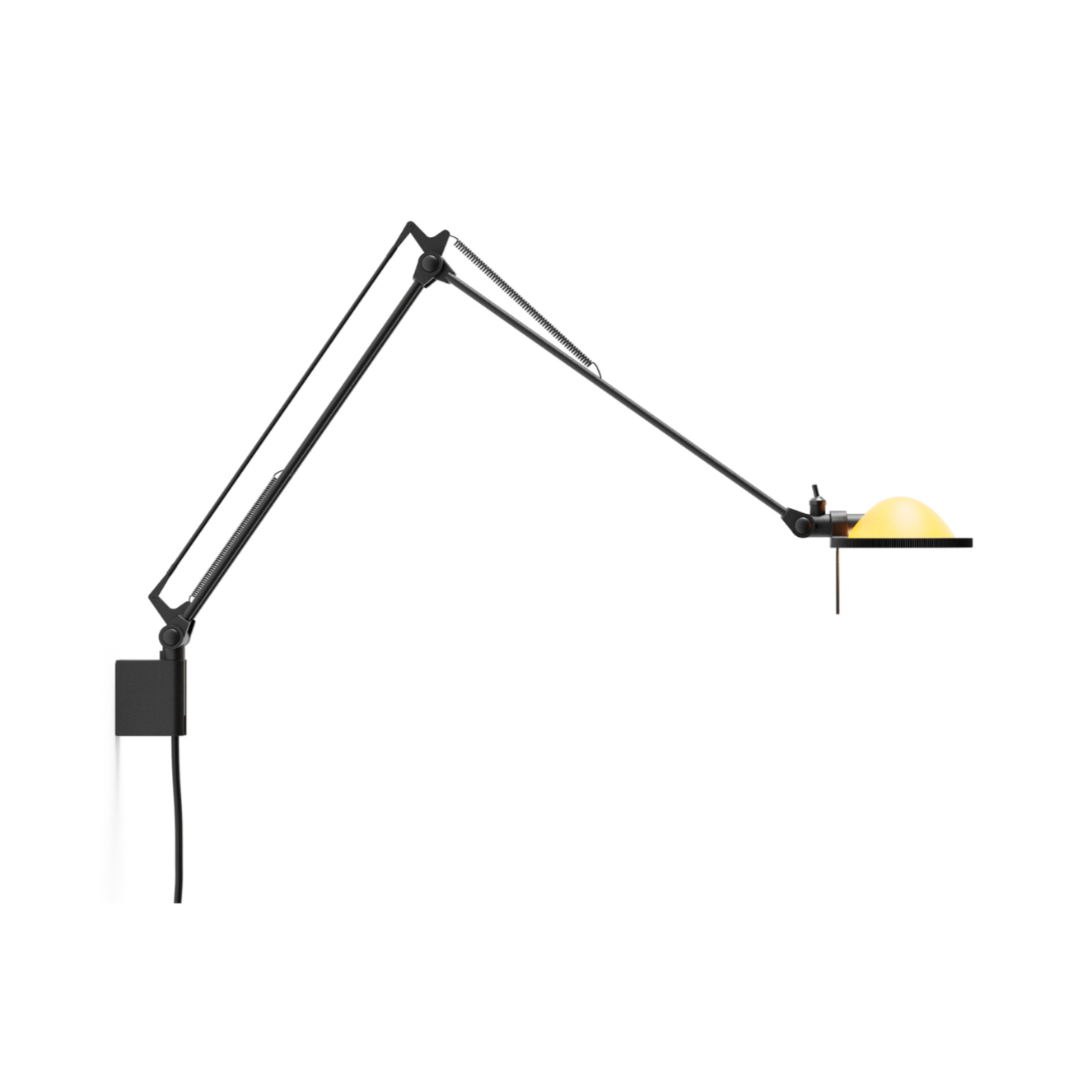 Wandleuchte mit Arm BERENICE schwarz
