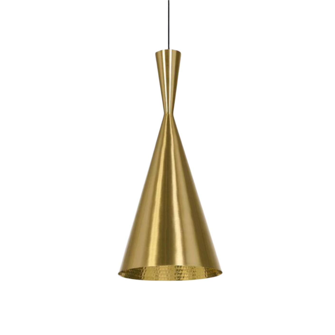 BEAT pendant lamp in gold