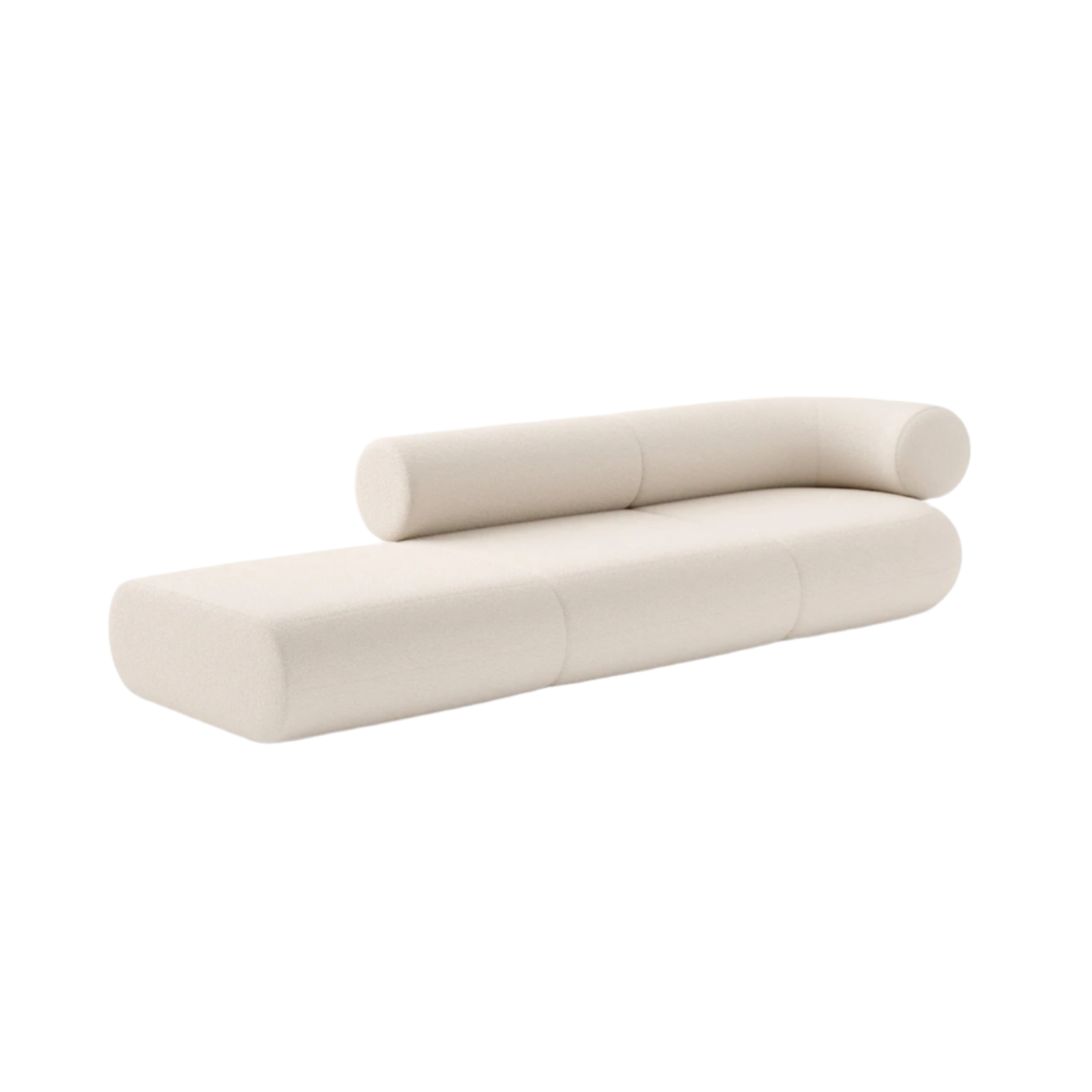 Fat upholstered sofa