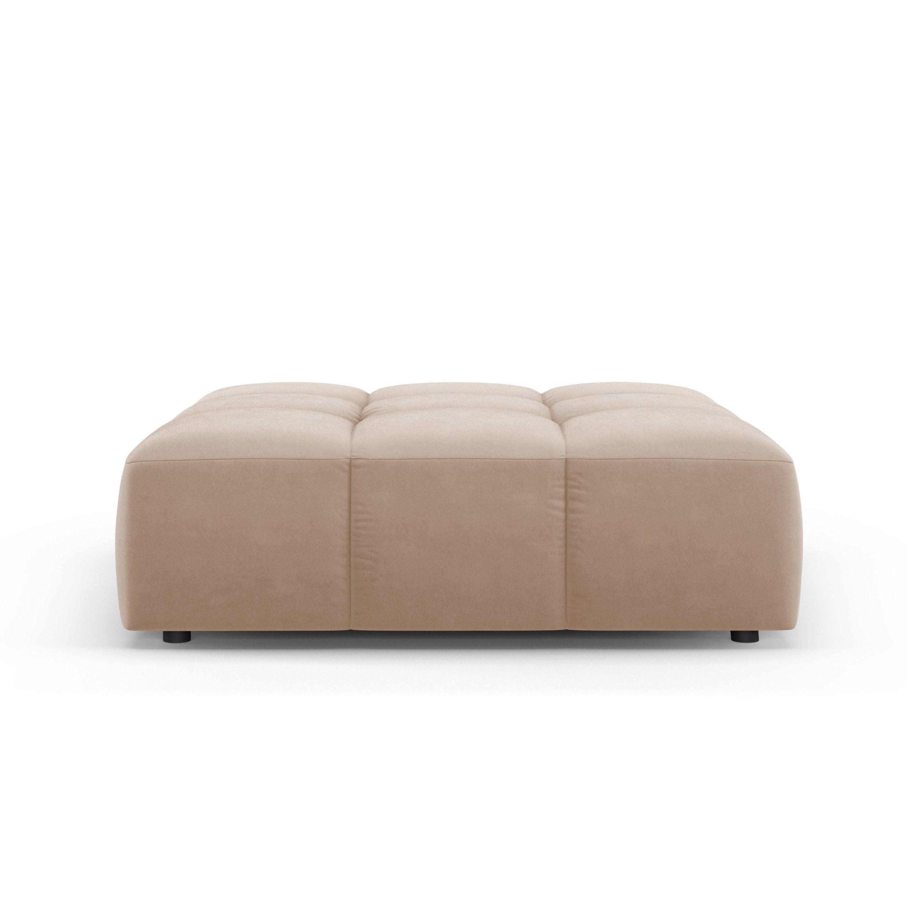 Puf aksamitny FRANCESCA beżowy Milo Casa Eye on Design