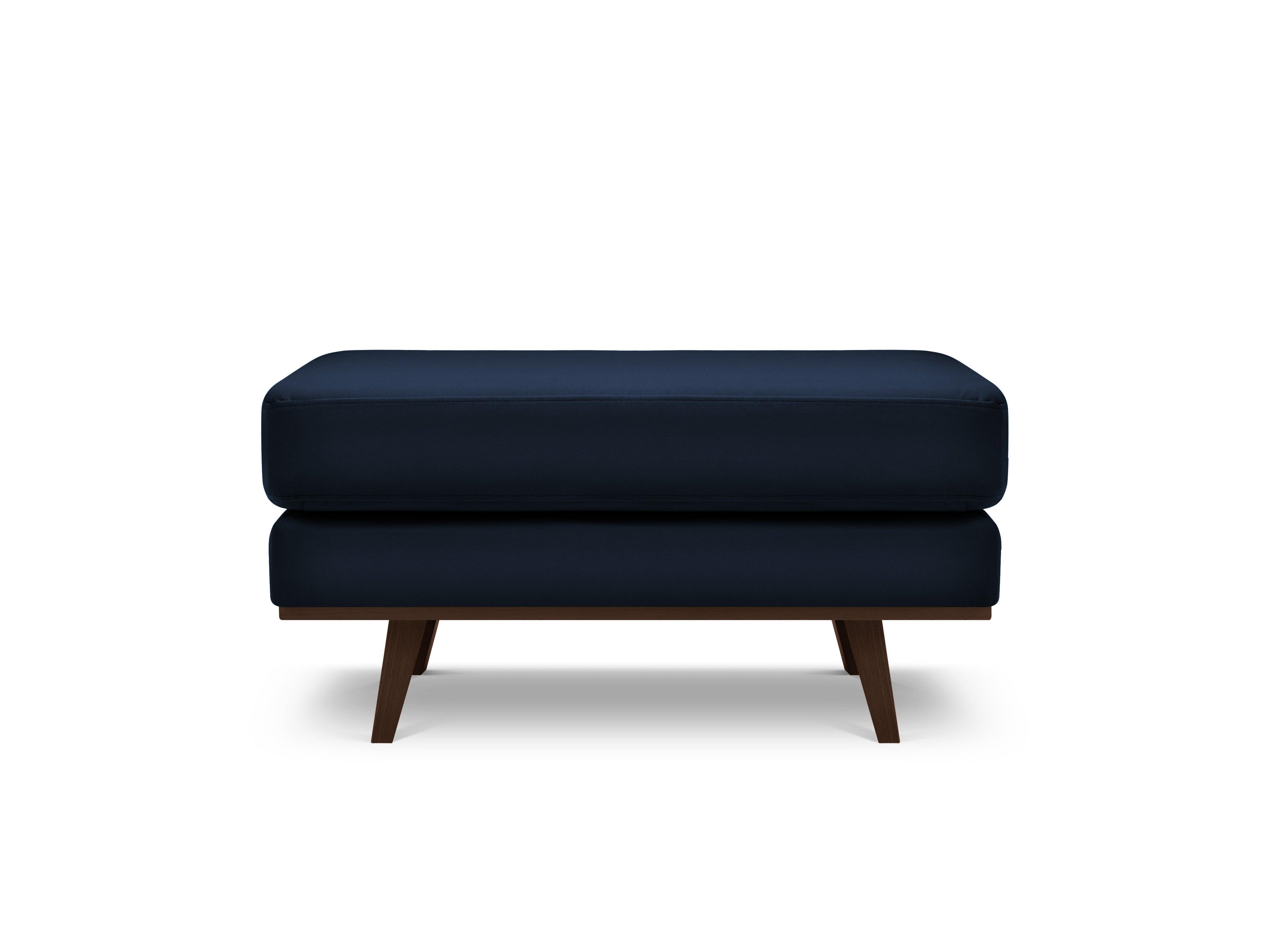 Puf aksamitny HEBE granat królewski Mazzini Sofas Eye on Design