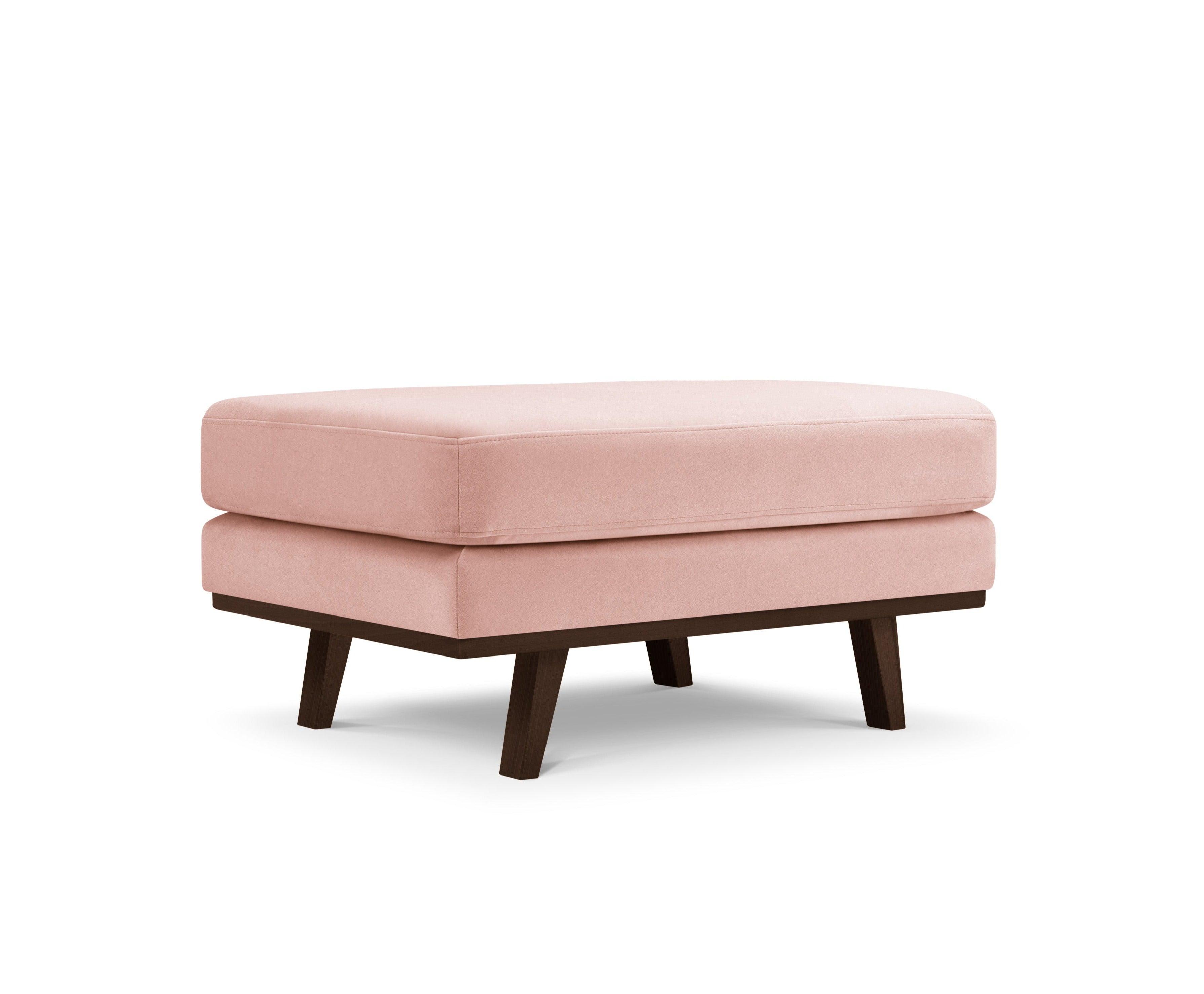Puf aksamitny HEBE różowy Mazzini Sofas Eye on Design