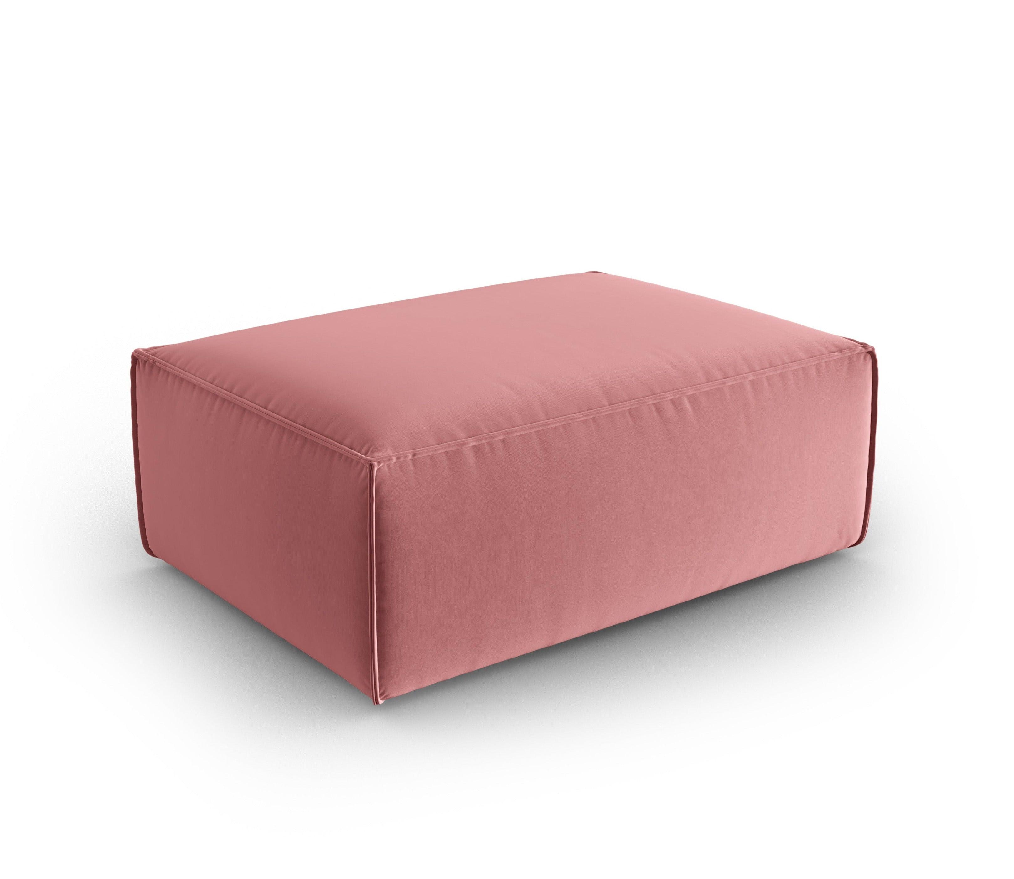 Puf aksamitny MACKAY łososiowy Cosmopolitan Design Eye on Design