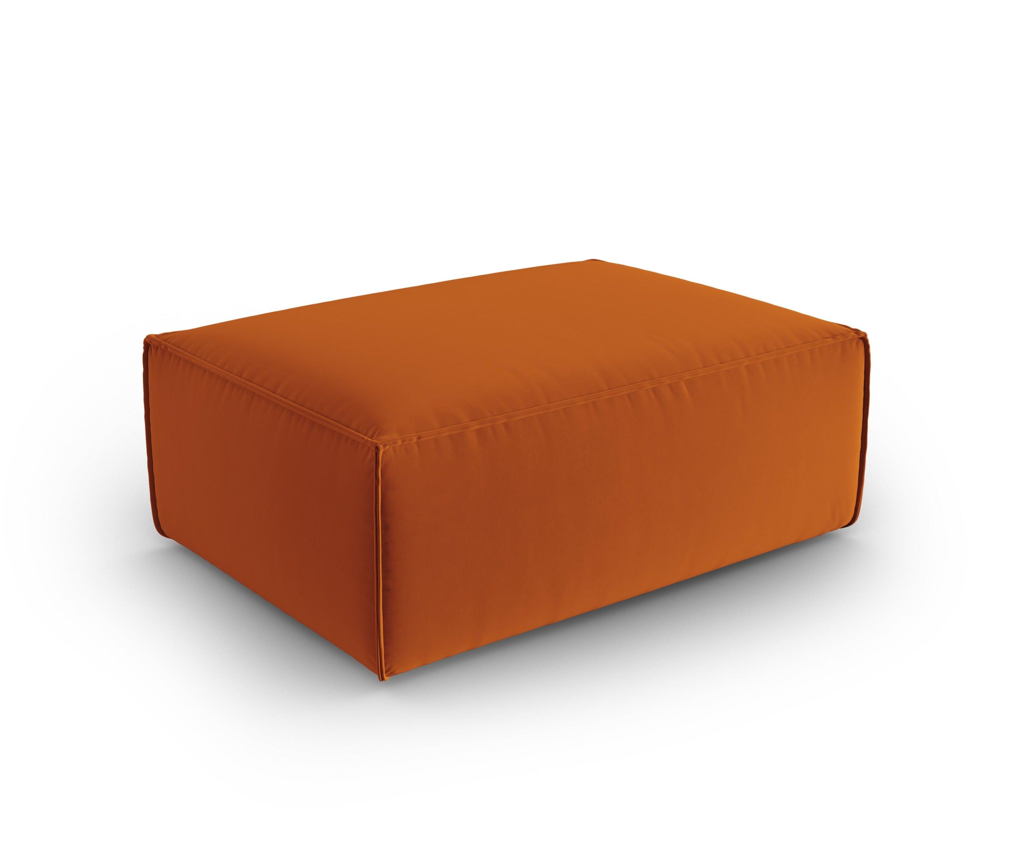 Puf aksamitny MACKAY terrcotta Cosmopolitan Design Eye on Design