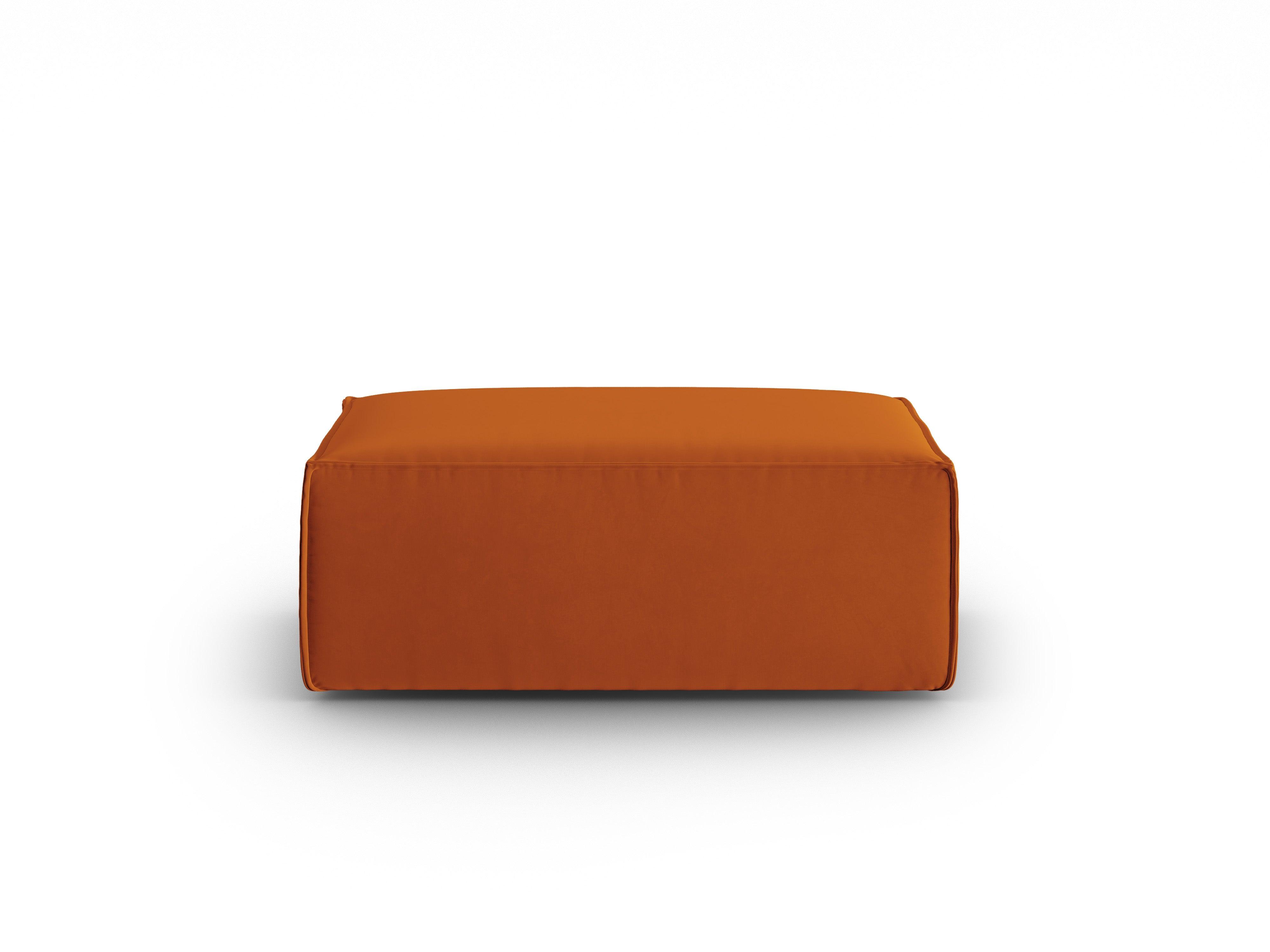 Puf aksamitny MACKAY terrcotta Cosmopolitan Design Eye on Design