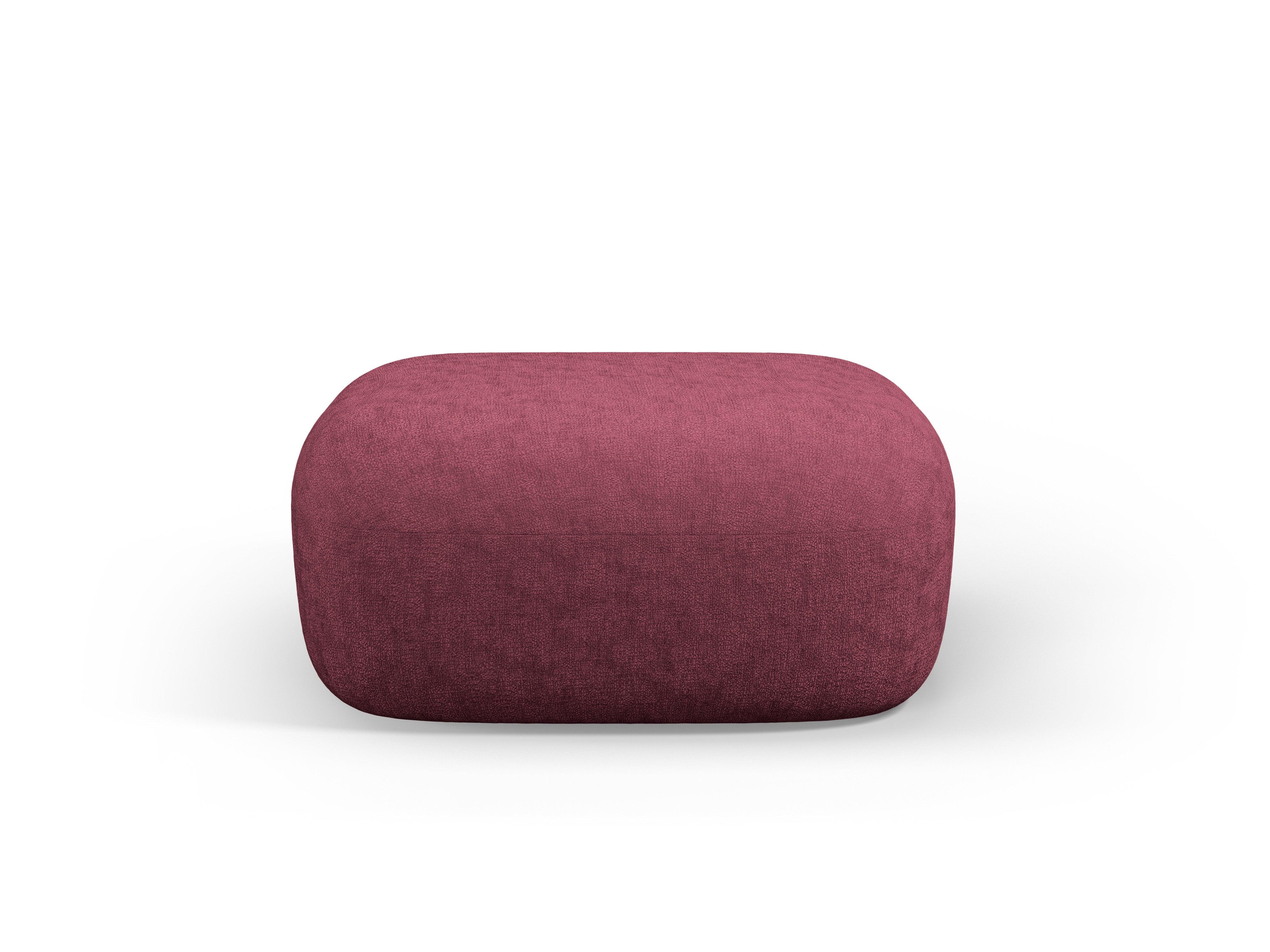 Puf ALDRIN karmazynowy szenil Windsor & Co Eye on Design
