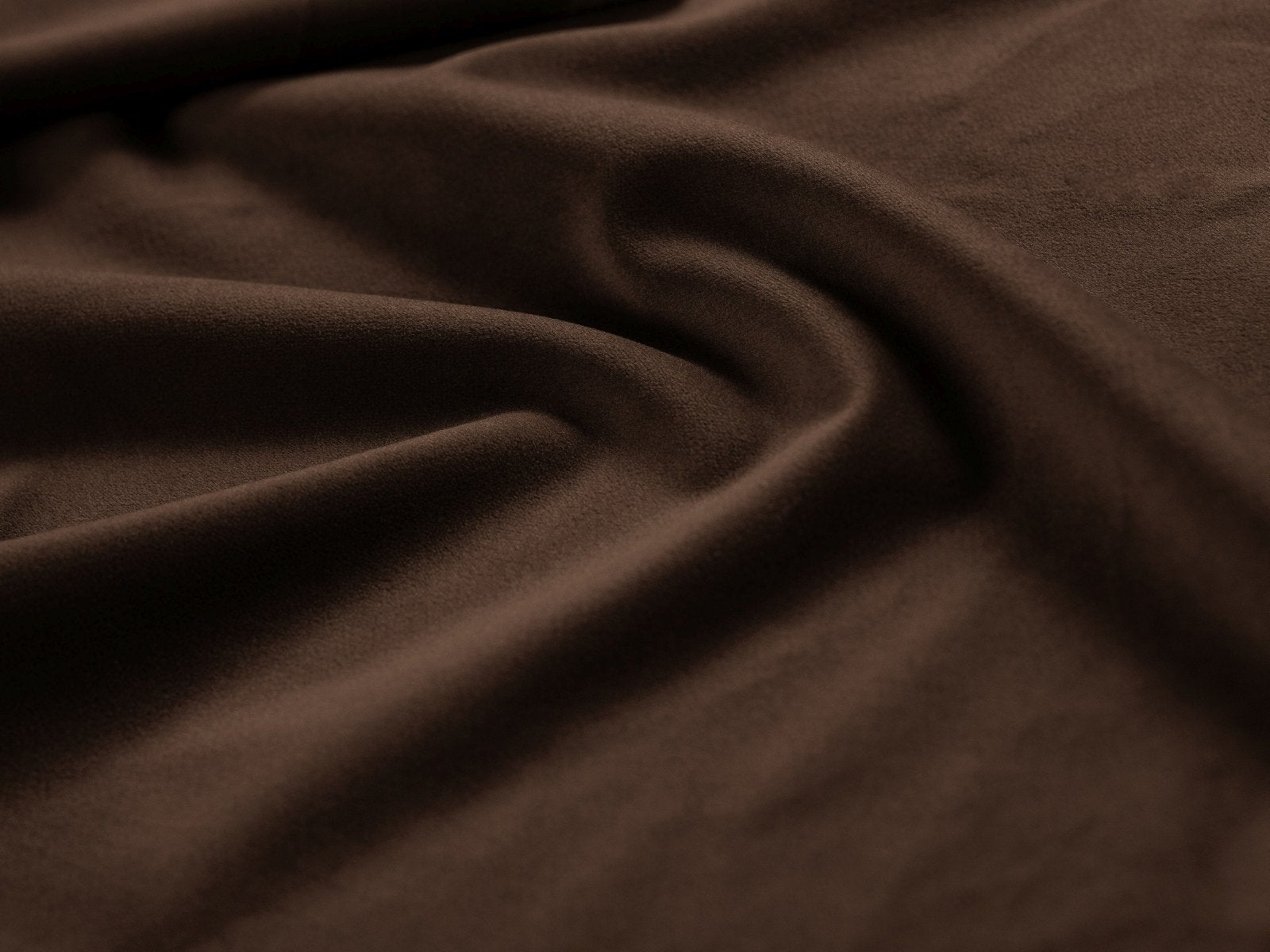 Velvet Pouf GEORGIA Chocolate