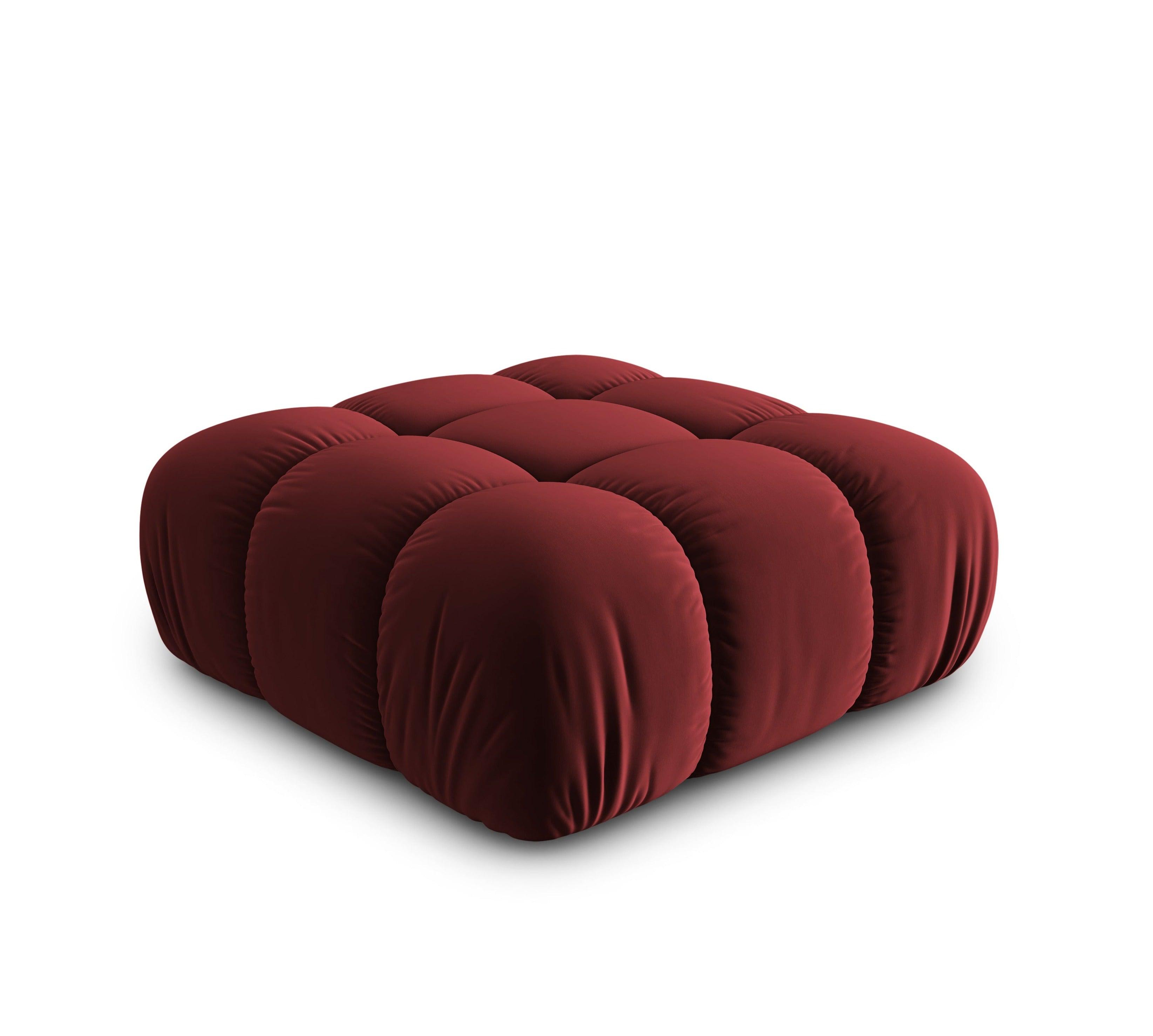 Puf / moduł aksamitny TROPEA rubinowy Milo Casa Eye on Design