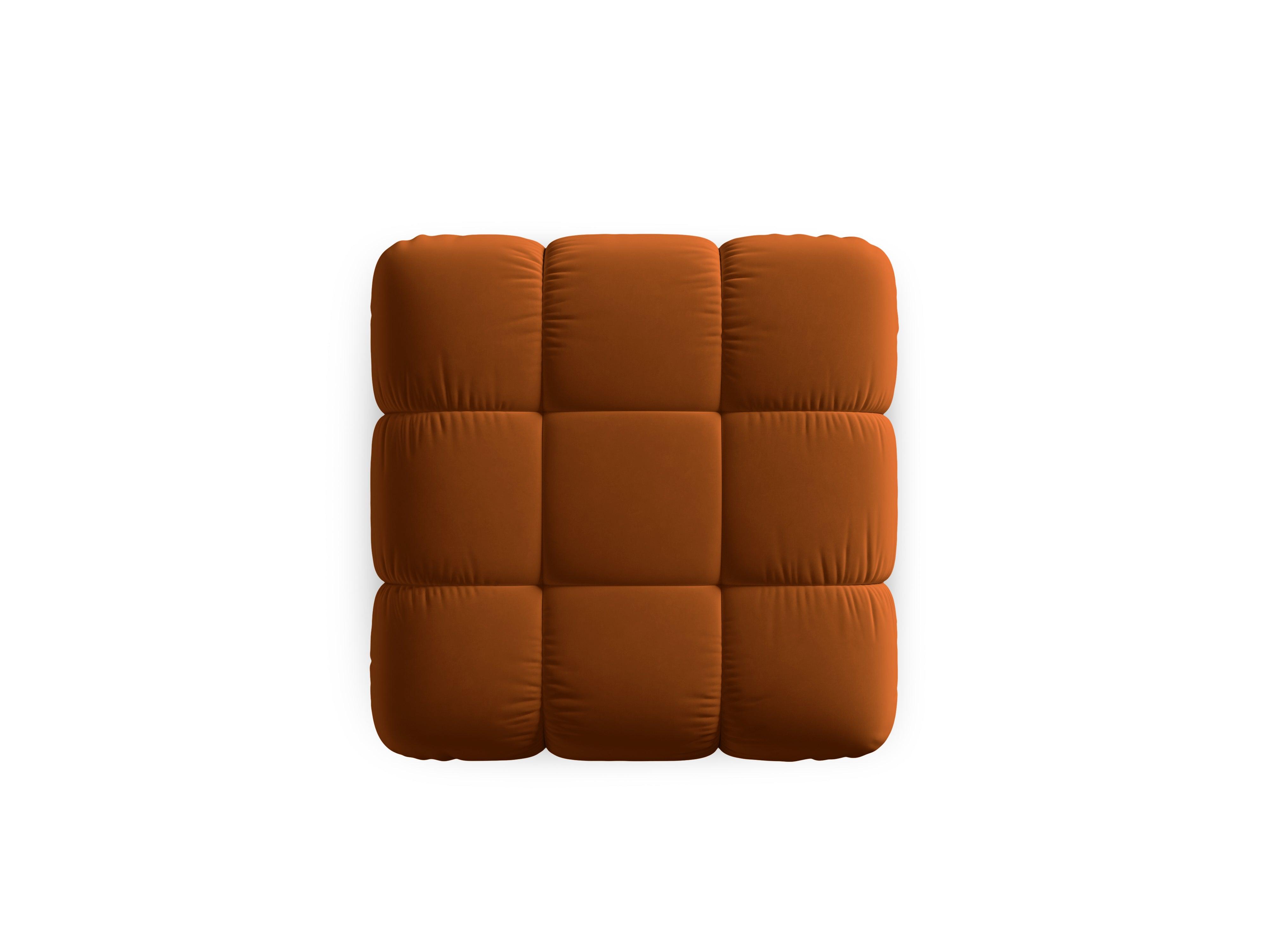 Puf / moduł aksamitny TROPEA terracotta Milo Casa Eye on Design