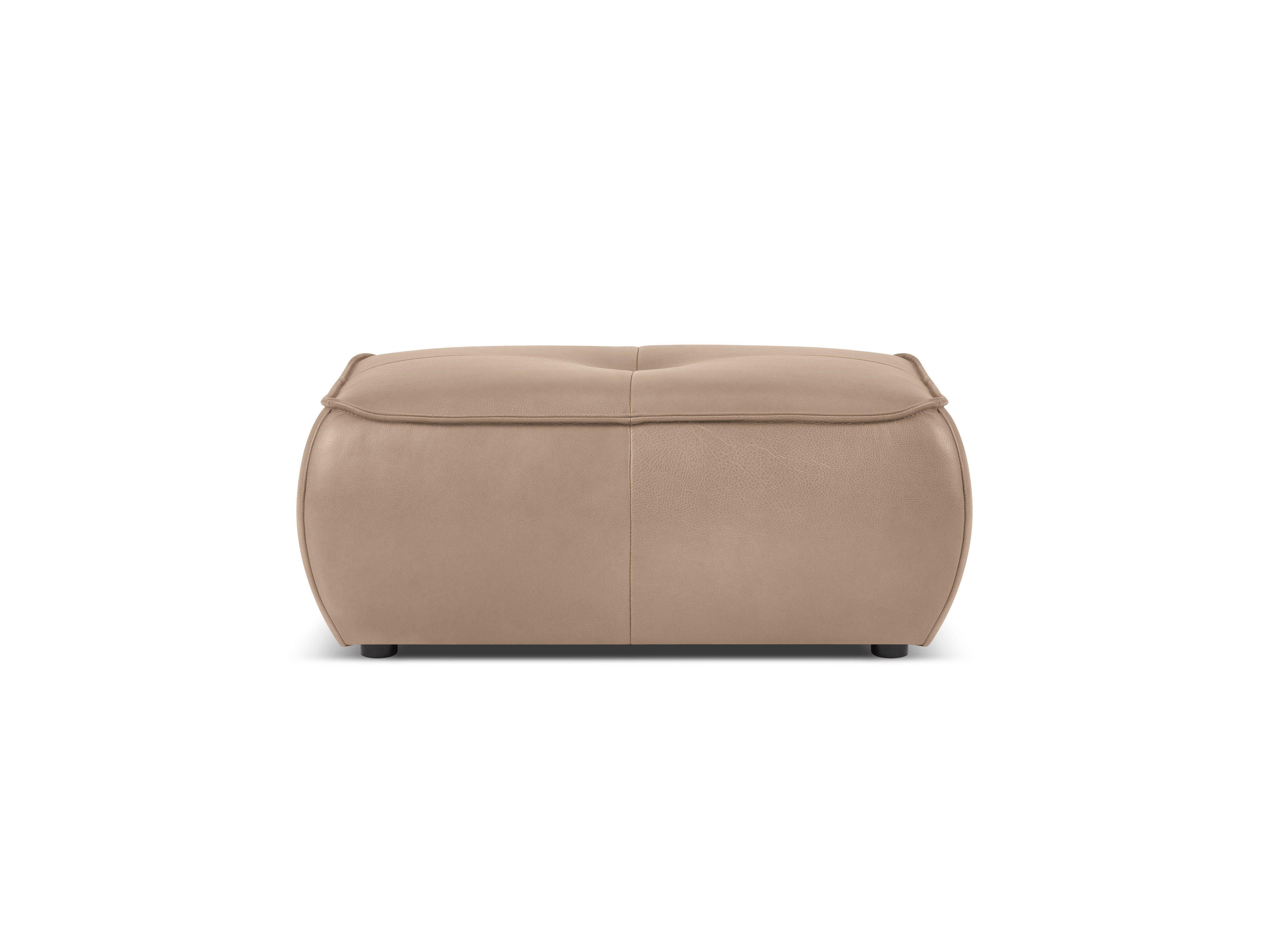 Puf skórzany LILY cappuccino Maison Heritage Eye on Design